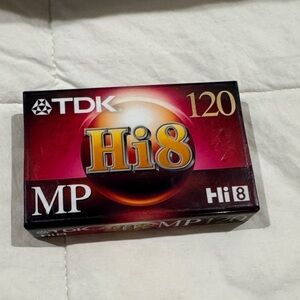 NWT. TDK Hi8 MP 120 Tape